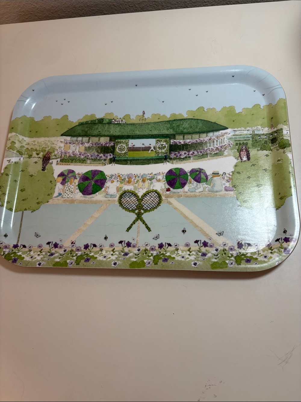 Rare! Wimbledon Championships Serving Tray, Tea Tray or home decorative accents